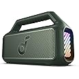 Soundcore Boom 2 Outdoor Speaker, 80W, Subwoofer, BassUp 2.0, 24H Playtime, IPX7 Waterproof, Floatable, RGB Lights, USB-C, Custom EQ, Bluetooth 5.3, Portable for Outdoors, Camping, Beach (Renewed)