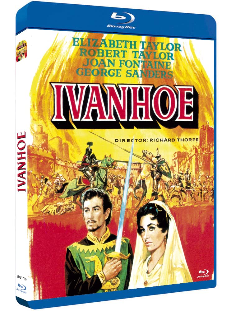 Ivanhoe 1952 Blu Ray ES-Import with English Language/Robert Taylor, Elizabeth Taylor, Joan Fontaine, George Sanders