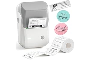 NIIMBOT B1 Label Maker Machine with Tape, Thermal Label Printer Easy to Use for Office, Home, Business, 2 Inch Label Maker with Labels(2'' x1.18'')