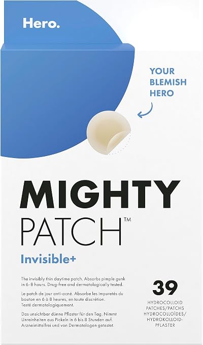 HERO COSMETICS Mighty Patch Invisible+ Daytime Hydrocolloid Spot Patches 39