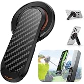 SUPCASE Magnetic Golf Cart Phone Holder, Compatible with MagSafe, Black | Dual-Sided Magnetic Phone Stand Mount, Fits iPhone 18/17/16 &amp; Galaxy S26 Ultra, Golf Accessories Gifts for Men Women Golfers