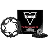 Vortex CK2136 Chain and Sprocket Kit , Black