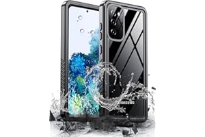 Hualele Galaxy S20 Case Waterproof, Built in Lens & Screen Protector Rugged Full Body Heavy Duty Protective Shockproof IP68 U
