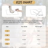 OHCOZZY Anti-Slip Dog Shoes Reflective Straps Waterproof Leather Soles 4 Pcs M view 6