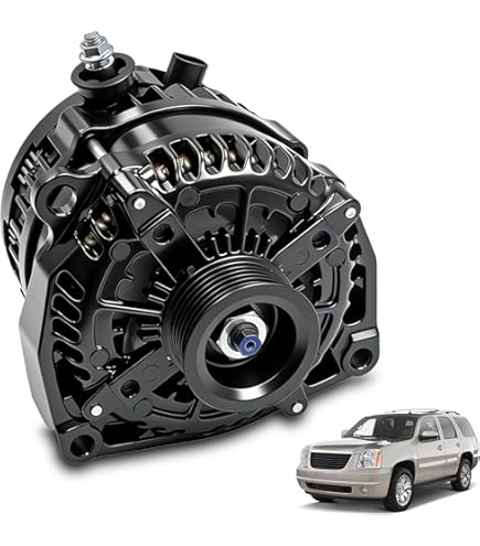 300 Amp High Output Alternator High Output 300 Amp Alternator For Cadillac Escalade Chevrolet Avalanche - Black Black Painted High Amp Alternator 300 Amp High Output Alternator High Output 300 Amp Alternator For Cadillac Escalade Chevrolet Avalanche - Black Black Painted High Amp Alternator
