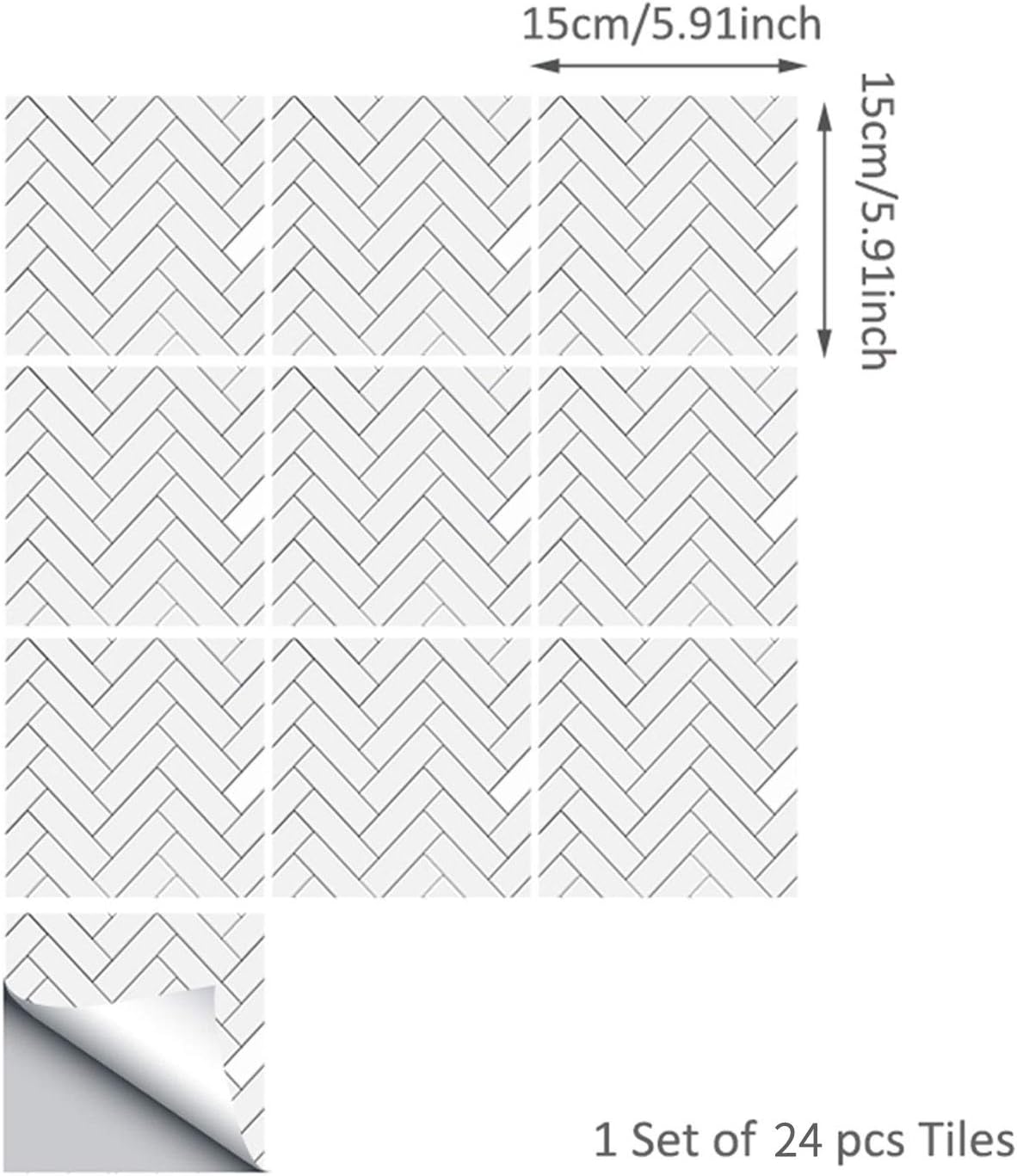 Mattonella Bianca Smaltata Per Sublimazione Cm 20x20. Pacco Da 80