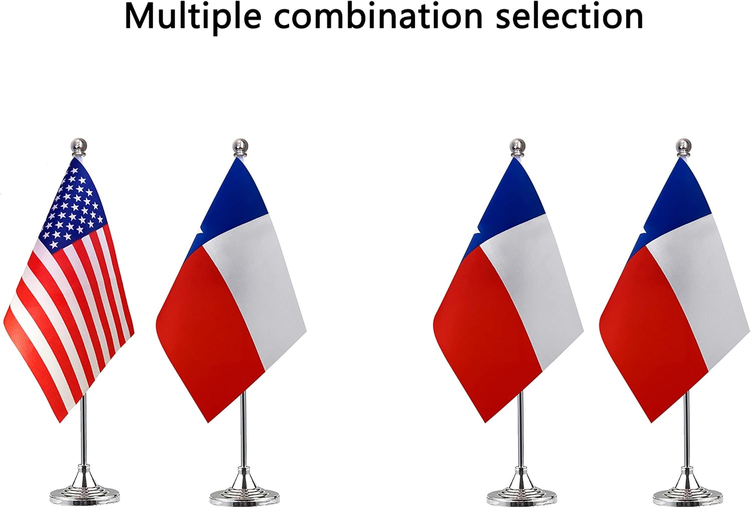 LoveVC Texas State Desk Flag Small Mini Office Table Flags with Stand Base,2 Pack: Garden & Outdoor