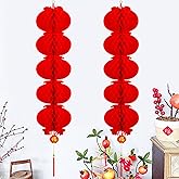 Chinese New Year Decorations Red Fabric Lanterns Decorative Hanging Lanterns for Spring Festival Lantern Festival Chinese Vietnamese Wedding Home Restaurant Party Decor