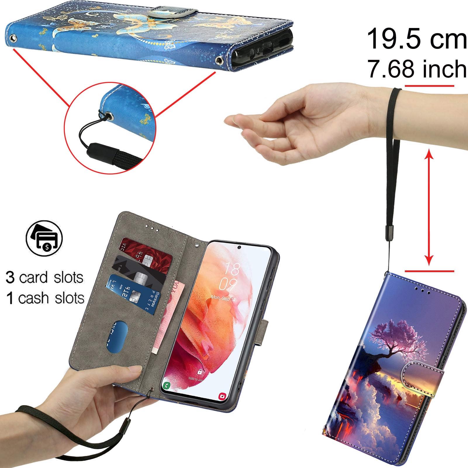 Handyhülle für Google Pixel 10a Hüllen Premium Leder Case Klappbar Wallet Magnet Kartenfach Standfunktion Schutzhülle kompatibel mit Google Pixel 10a Hülle,Berge 4