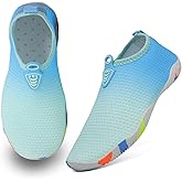 QPT Water Shoes for Toddler Kids Boys Girls Barefoot Aqua Socks Quick-Dry Beach Swim Outdoor Sports Shoes