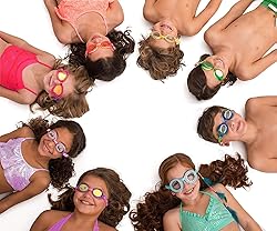 Bling2o Girls' Pink Flamingo Swimming Goggles with