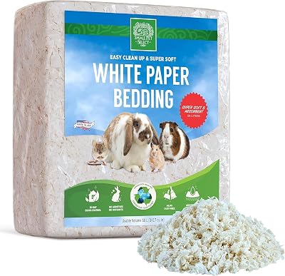 Small Pet Select Premium White Paper Bedding 56 L Pack Made in USA