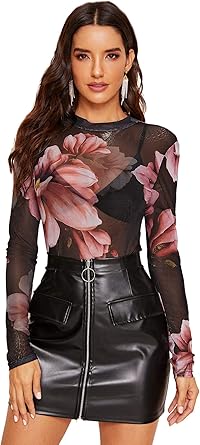 sheer top without bra