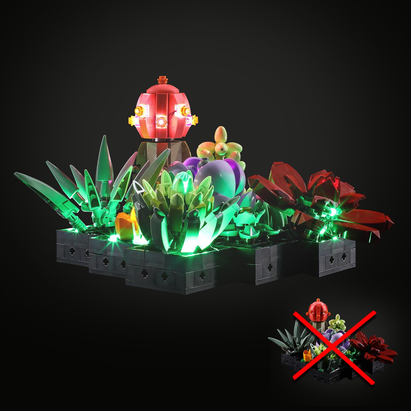 LIGHTAILING Light for Lego-10309 Succulents - Led Lighting Kit Compatible with Lego Building Blocks Model - NOT Included The Model Set — image 1