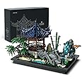 Nifeliz Chinese Garden Building Set, Aesthetic Model Building Set for Display in The Home or Office, an Ideal Gift Idea for G