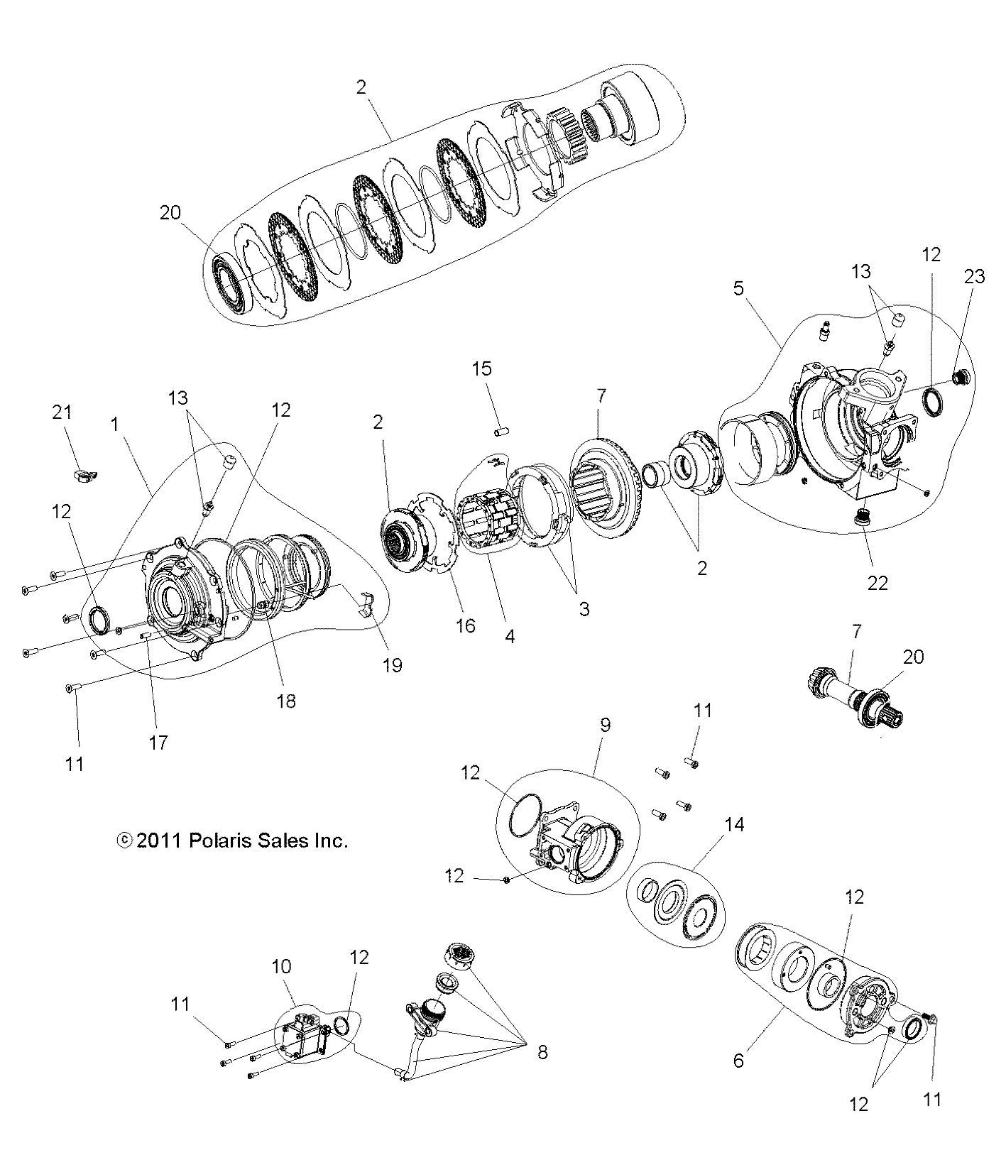 Polaris ATV Fastener Kit, Genuine OEM Part
