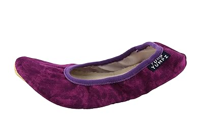 YUMP YUMPZ Aquarella Viola - Gymnastikschuhe aus Baumwolle - Turnschläppchen/Saalturnschuhe/Ballettschuhe/Flats – in Gr.38