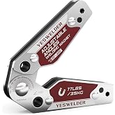 YESWELDER Adjustable Angle Welding Magnet 20-200&deg; Welding Magnet of 77LBs | strong magnetic holding support, workpiece positioning, fit-up, assembly