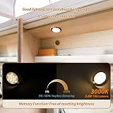 Dream Lighting 12V LED Ceiling Lights 4 Pack Dimmable Warm White 3000K Chrome view 3