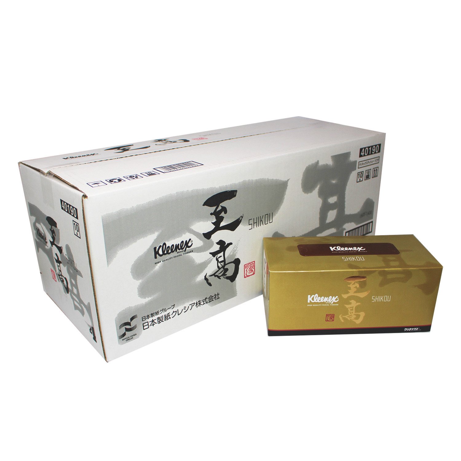 【ケース販売】 クリネックス ティシュー 至高 3枚重ね 480枚(160組) ×10箱入り商品画像