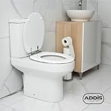 Addis Oval Soft Close Toilet Seat White Quick Release Adjustable Universal Fix view 5