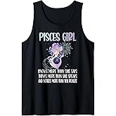 Pisces Zodiac Sign Girl Pisces Horoscope Astrology Tank Top