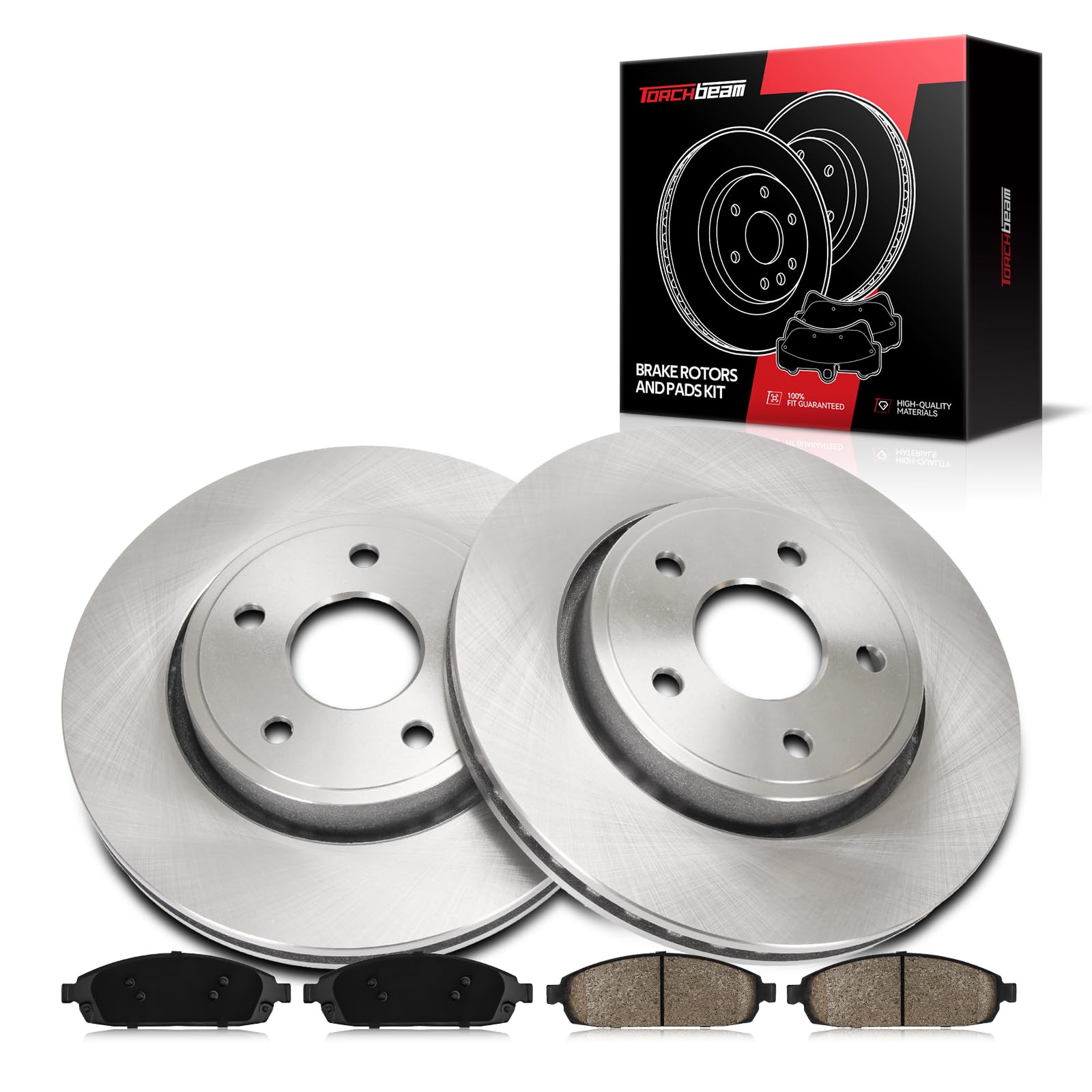 328mm Front Brake Pads and Rotors Kit Compatible