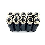 10 Pcs M8 3 Pin Female Connector, IP67 Waterproof