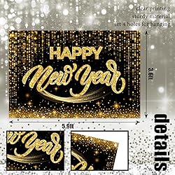 Happy New Year Backdrop-New Years Eve Party