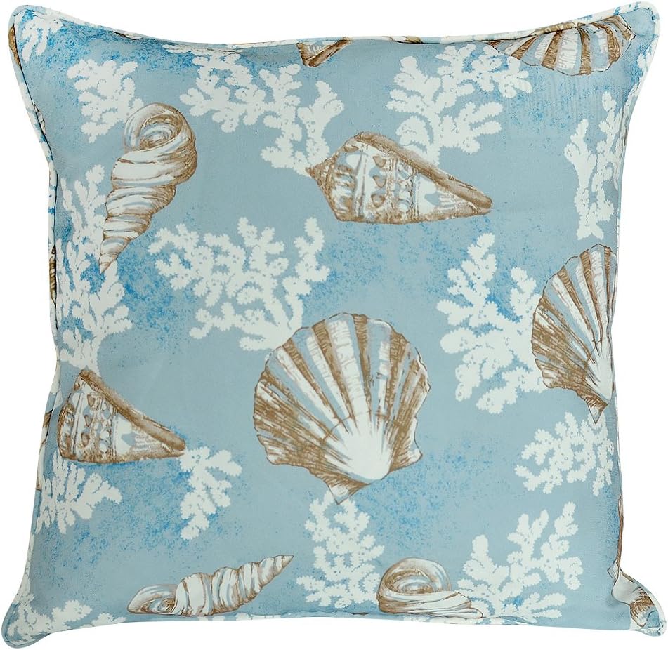 VV NOVA Cushion Covers Pillow Shells Coastal Life, Set of Two 20"x20"