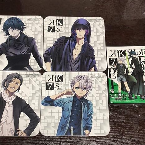 Amazon Co Jp K Seven Stories K Pカフェ コースター 比水 紫 磐舟 スクナ 来店特典ミニカード ホビー
