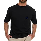 Wrangler Big and Tall T-Shirt for Men - Cotton Tee with Chest Pocket