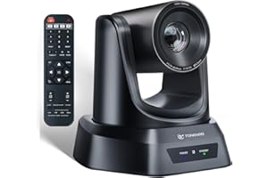 TONGVEO USB/HDMI PTZ Camera 20X Optical Zoom 1080P 60fps Video Conference Camera Live Streaming for Business Meeting Church W