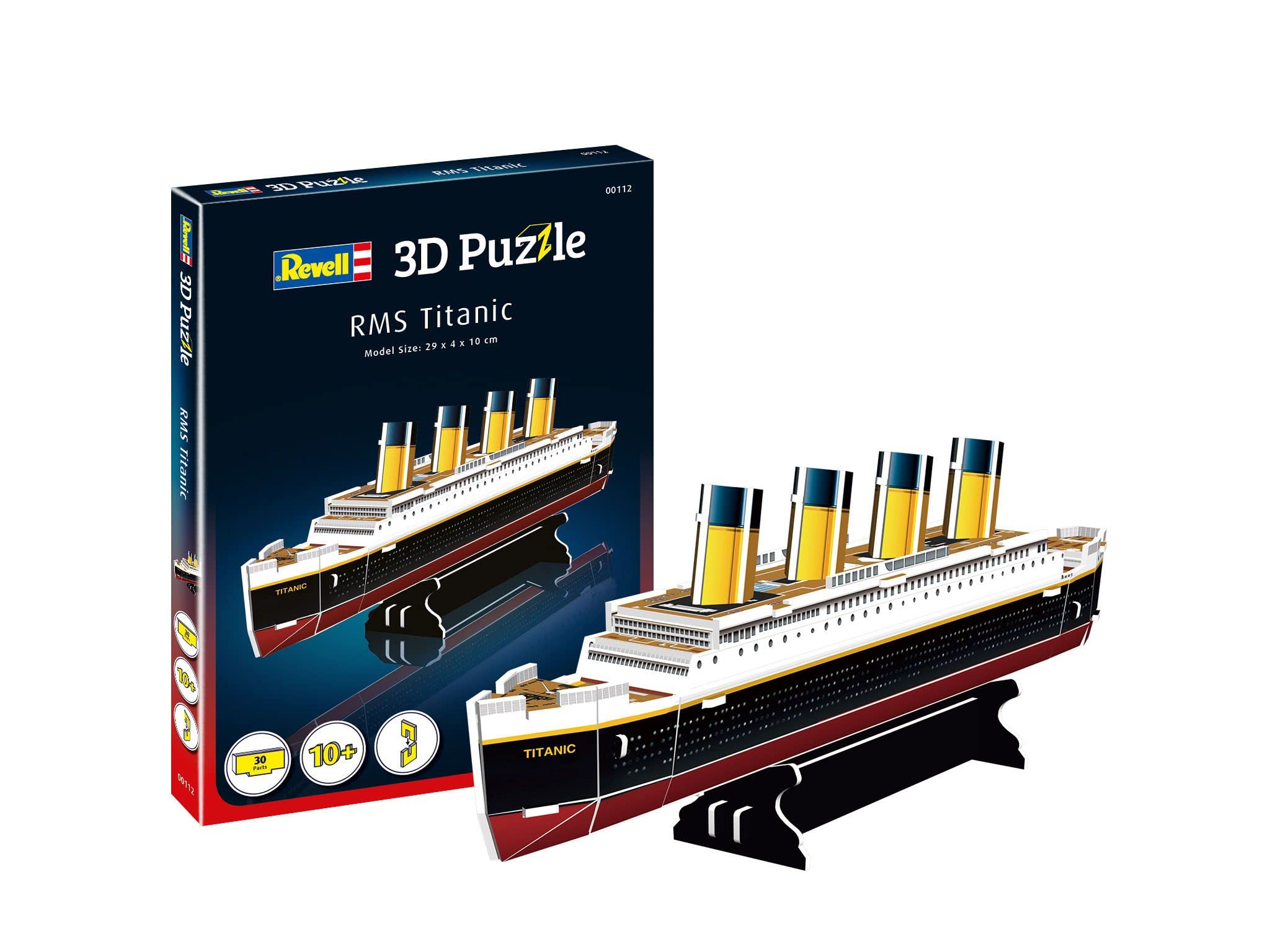 Revell 3D Puzzle 00112 RMS Titanic 30 Pieces, Highly Detailed, 29cm in length, Fun & Easy To Build — image 1
