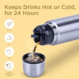 Milton Flip Lid 750 Stainless Steel Bottle 24h Temp Retention 25 oz Silver view 7