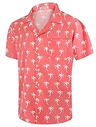 Hawaiian Shirts for Men Casual Beach Summer Shirt