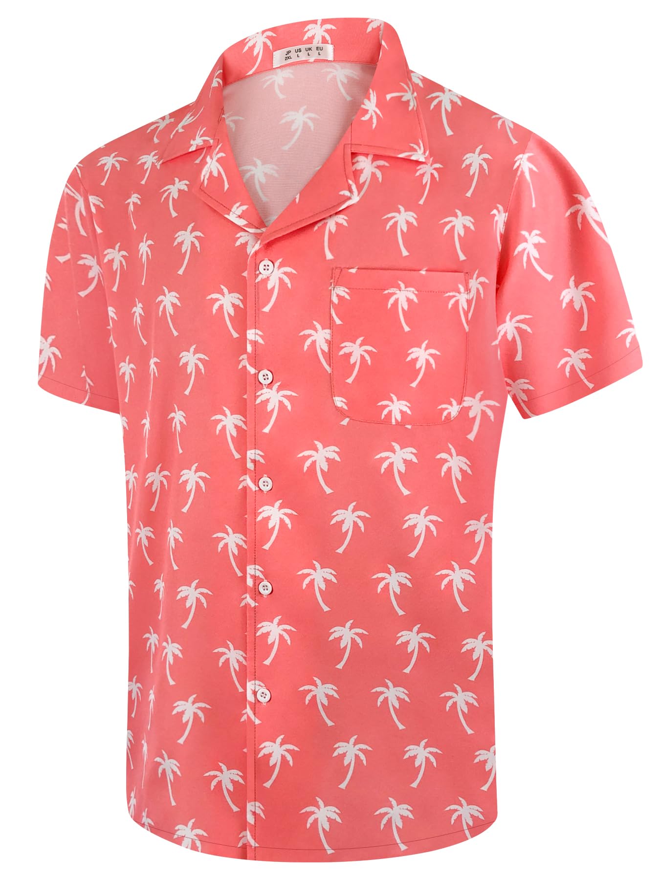 Hawaiian Shirts for Men Casual Beach Summer Shirt