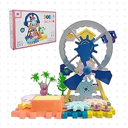Electric Ferris Wheel Model Building Puzzle Toys