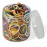 AMUU rubber bands 800 Pcs 2.5cm 1" Small Rubber