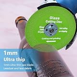 GIONAR 3 PCS Glass Cutting Disc Set 115mm Diamond Thin 1mm 22.23mm HP view 5