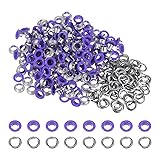 HARFINGTON 200 Set Color Round Grommets 6mm