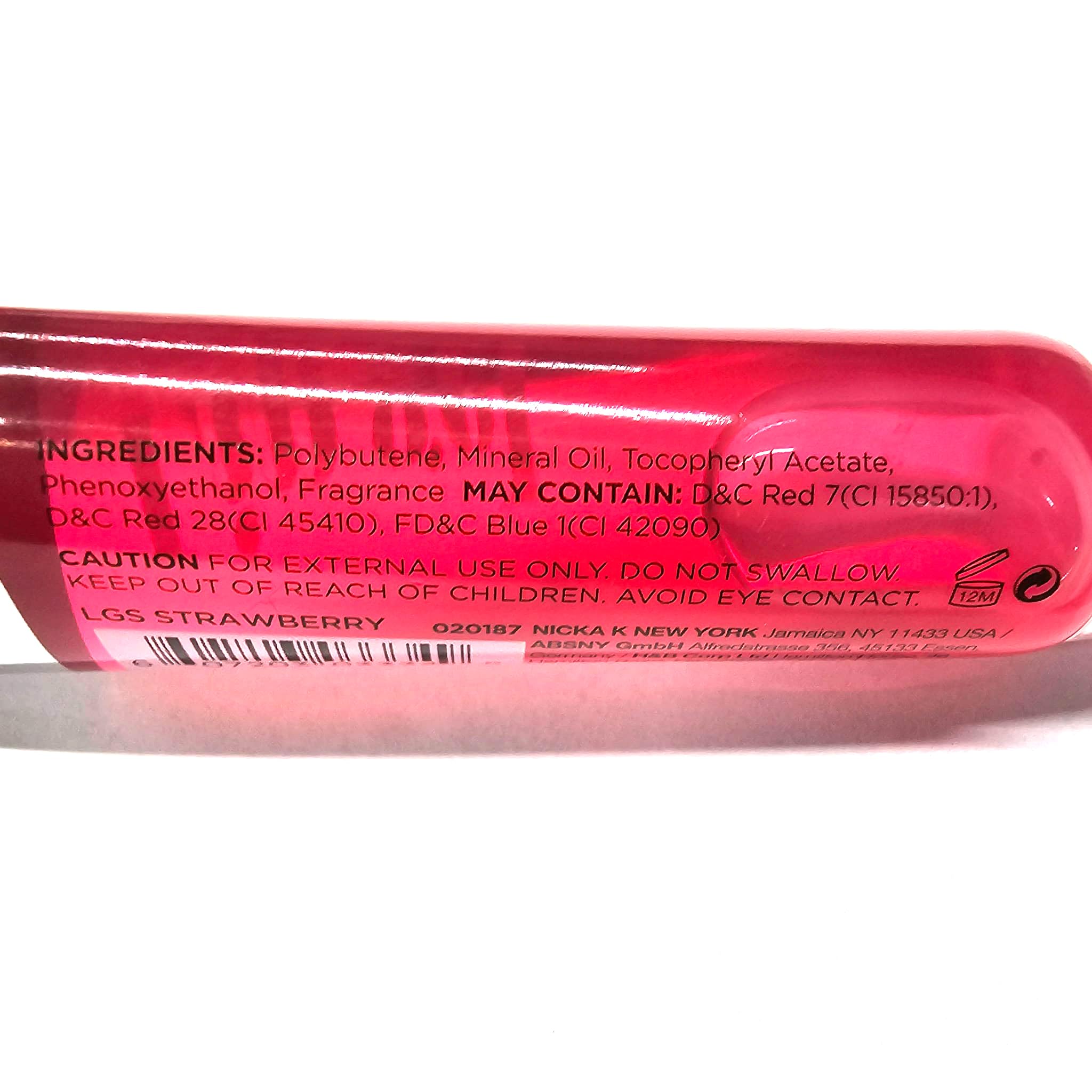 The Make-Up Artist Project 5 Pack Lip Gloss Set of Lip Gels - Clear, Watermelon, Strawberry, Cherry, and Bubble Gum Hydrating Lip Glosses with Vitamin E