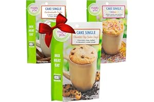 MOLLY&YOU Molly and You Cookie Variety Mug Cake Mix (Pack of 3) – Single Serve, Microwavable Gourmet Mug Cake Mixes