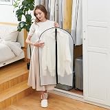 GoMaihe 12 Pack Clothes Cover Bags 60x100/60x120cm Transparent Zip Wardrobe view 6