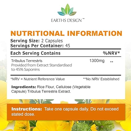 Amazon.com: Tribulus Terrestris Extract, suplemento de ...