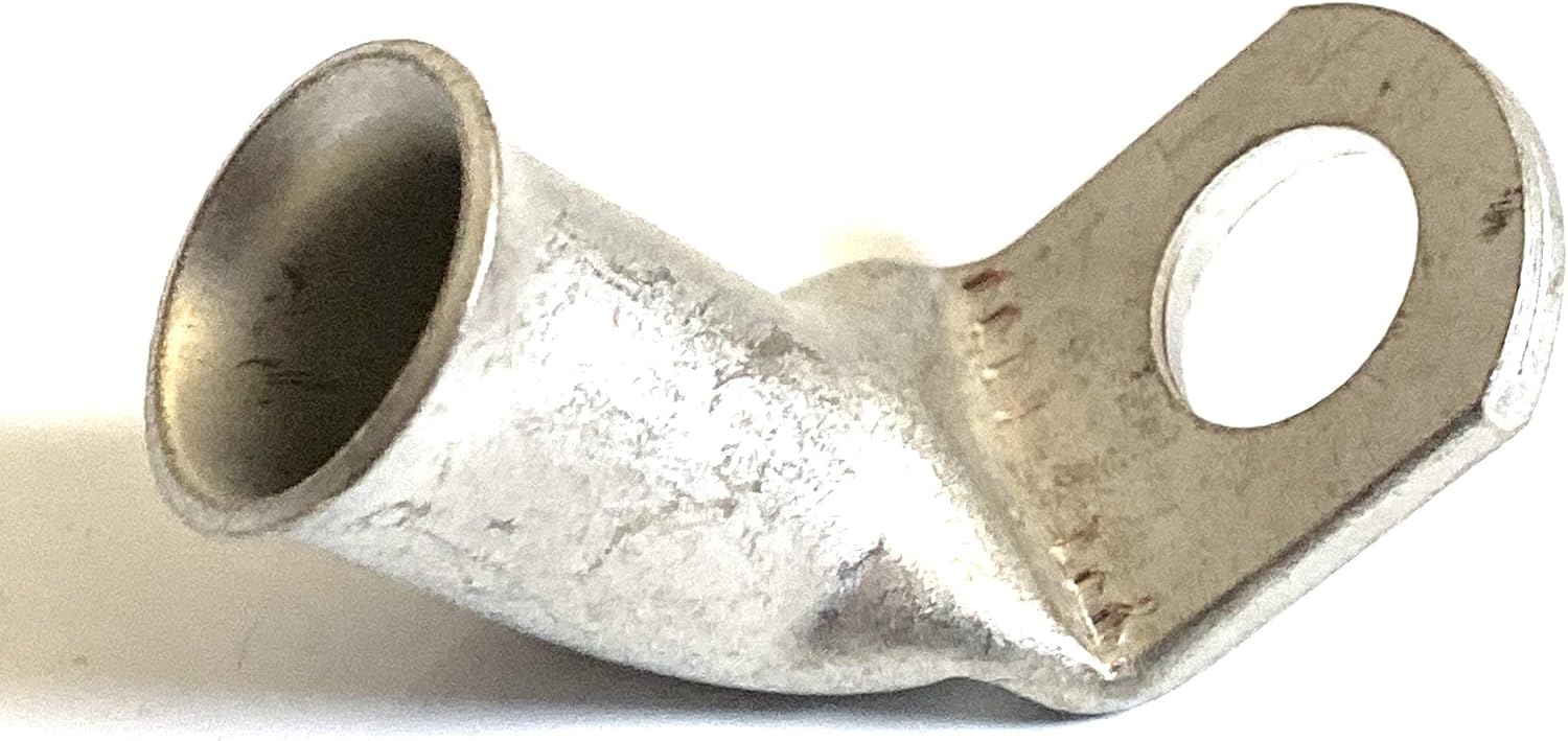 AC/DC WIRE AND SUPPLY 2/0 Ga. 3/8 Stud CorrosionResistant Copper Lugs 90 Degree