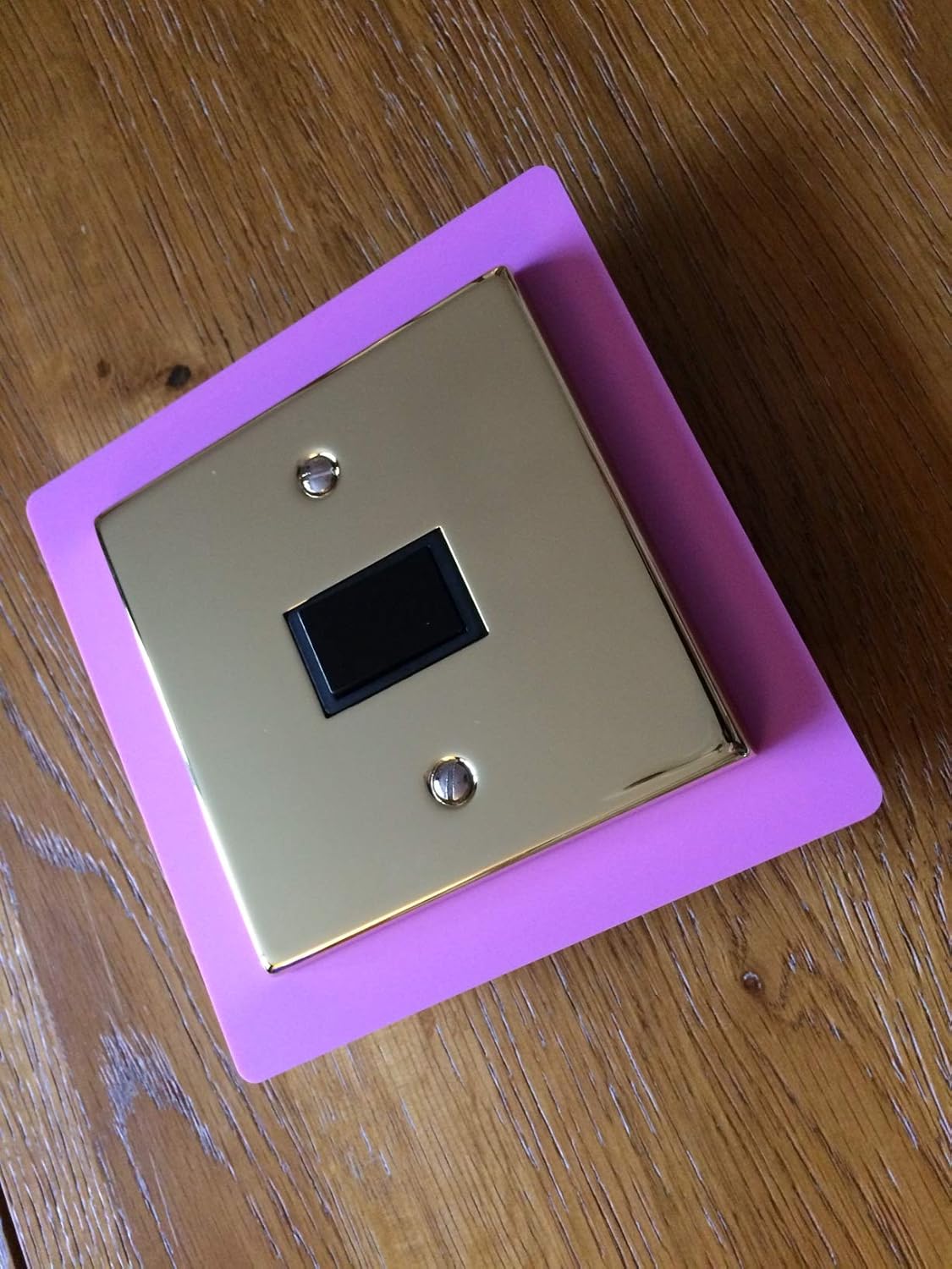 Single Light Switch Plug Socket Surrounds Finger Plates [Pastel Purple