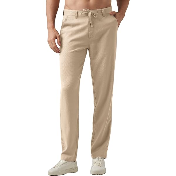 お値下げ！vintage linen cloth pants 5004-