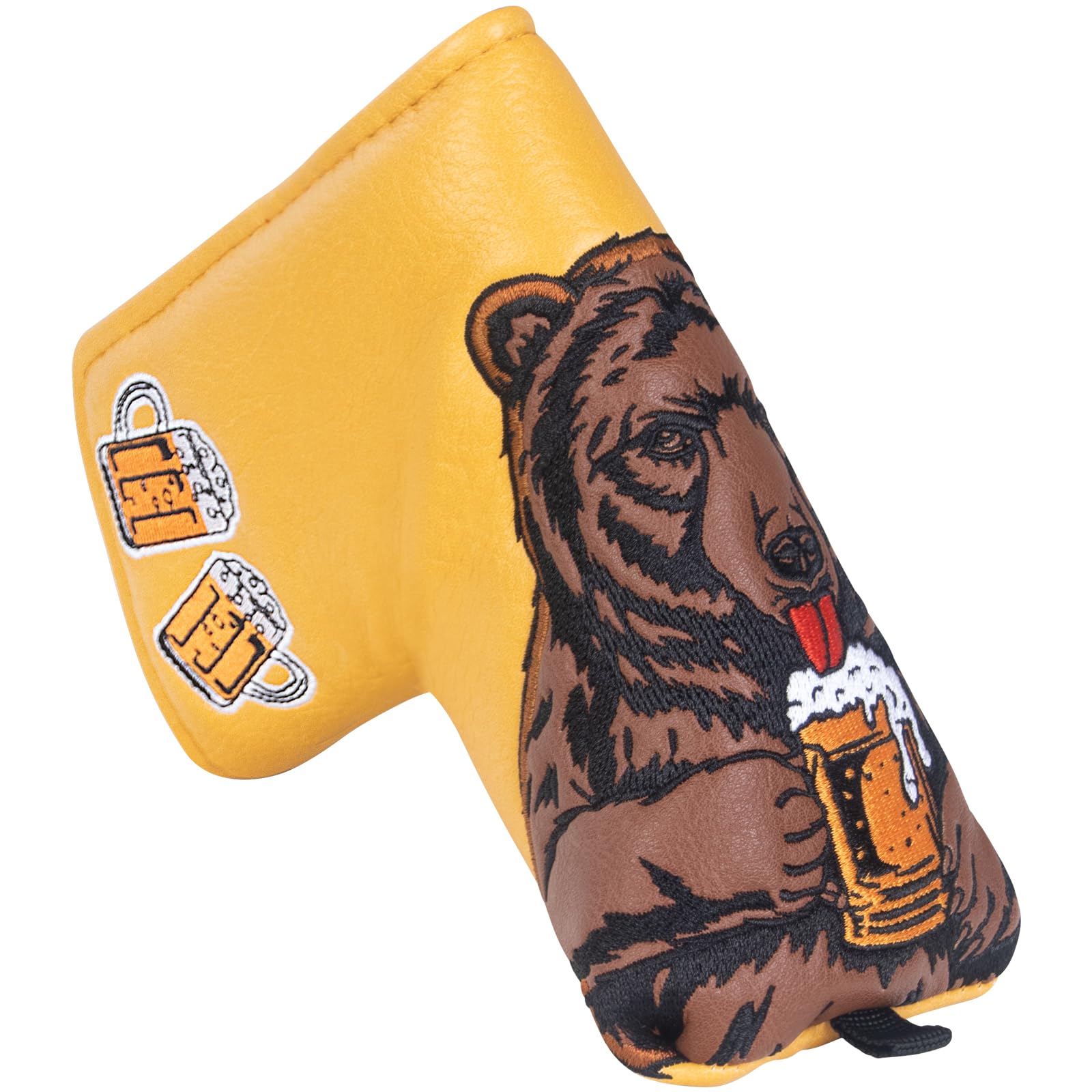 LZFAN Golf Club Head Cover Golf Head Cover Driver Headcover Fairway Wood Headcover Hybrid Club Head Cover (Blade)