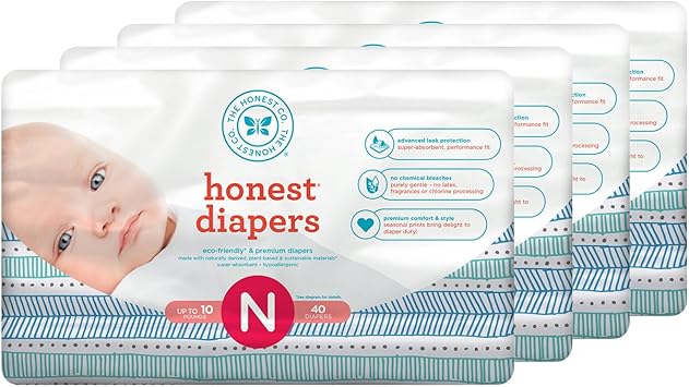 honest diapers size 0